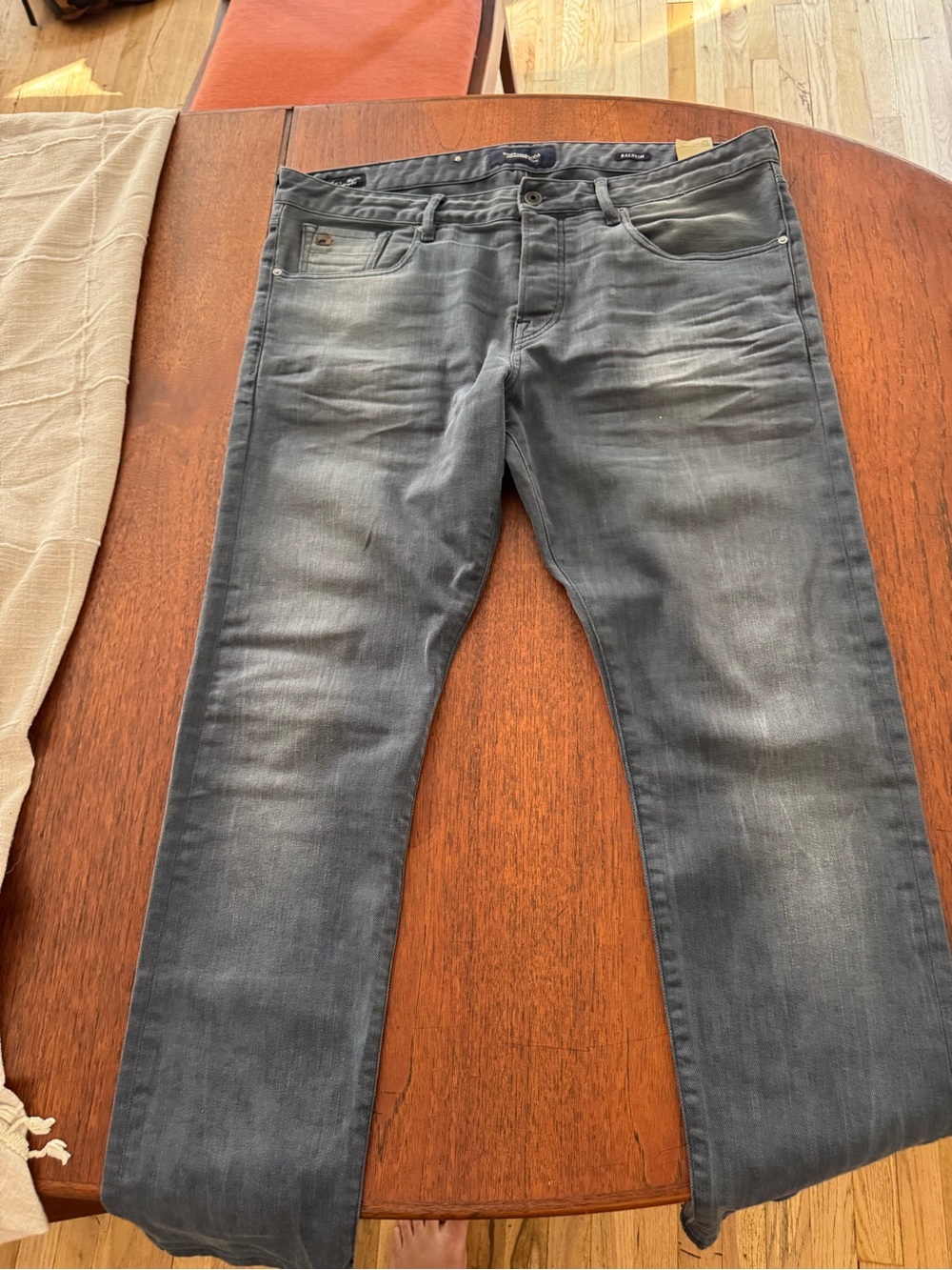 Scotch and Soda - Men's Slim Straight Jeans in Washed Gray